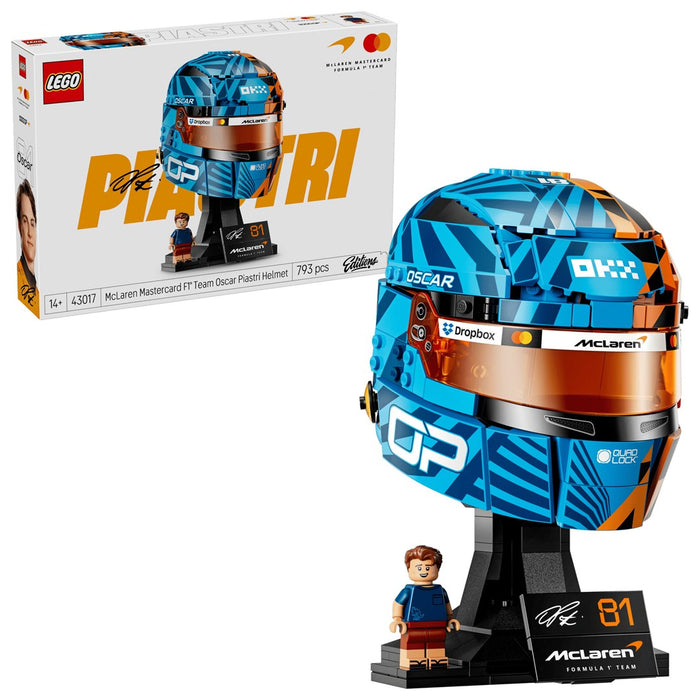 LEGO EDITIONS 43017 Каска на Оскар Пиастри от McLaren Mastercard F1 Team