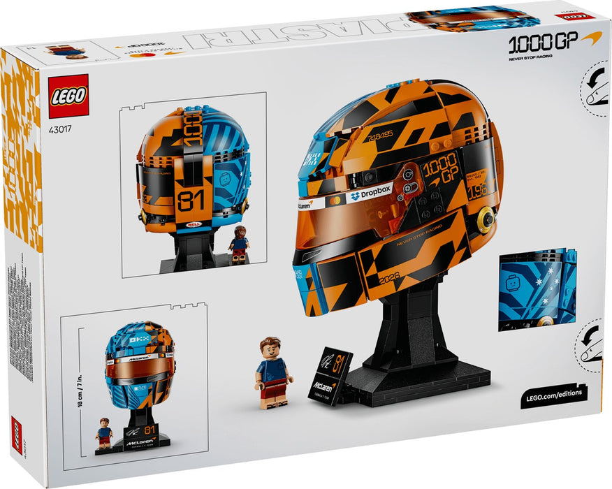 LEGO EDITIONS 43017 Каска на Оскар Пиастри от McLaren Mastercard F1 Team