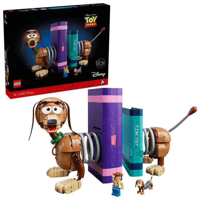 LEGO DISNEY 43301 Играта на играчките: Държачи за книги за кучета Slinky