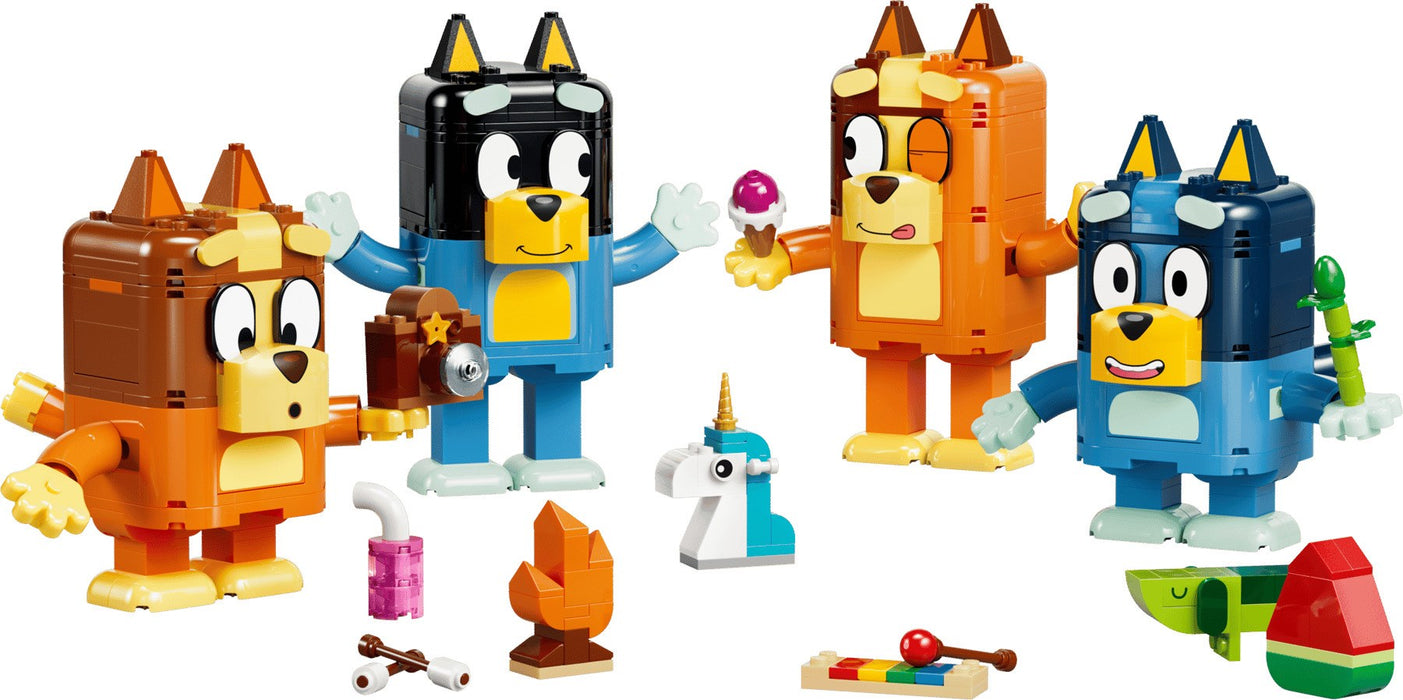 LEGO BLUEY 11217 Семейство Блуи, сглобено от тухлички