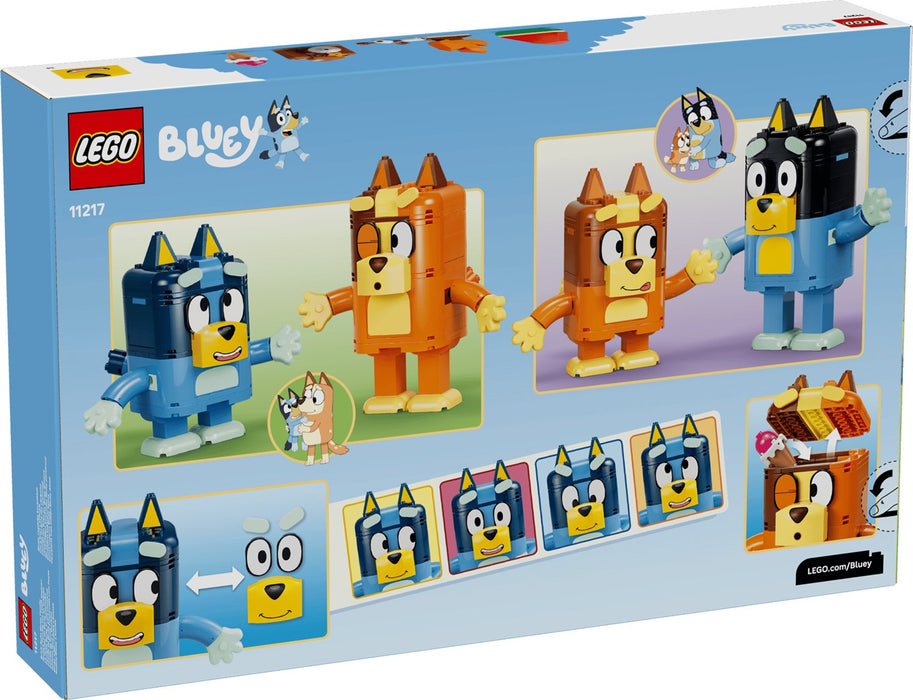 LEGO BLUEY 11217 Семейство Блуи, сглобено от тухлички