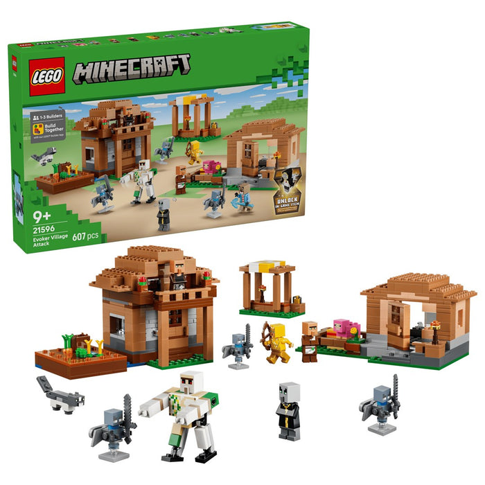 LEGO MINECRAFT 21596 Атака на село Евокър