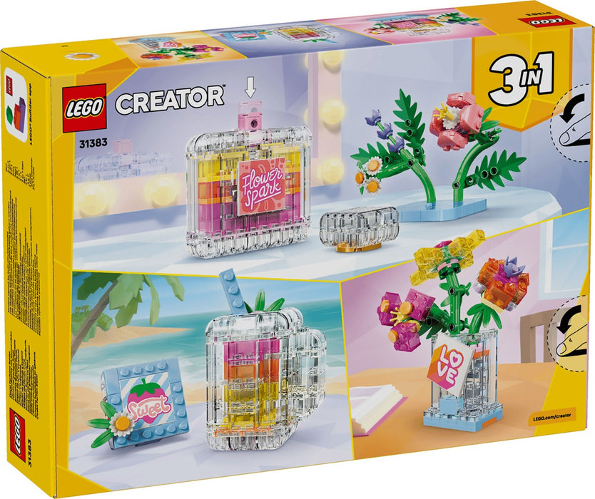 LEGO CREATOR 3 в 1 31383 Флорална декорация - Бутилка за парфюм