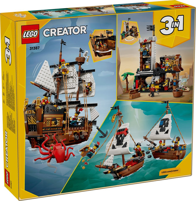 LEGO CREATOR 3 в 1 31387 Емблематичен пиратски кораб