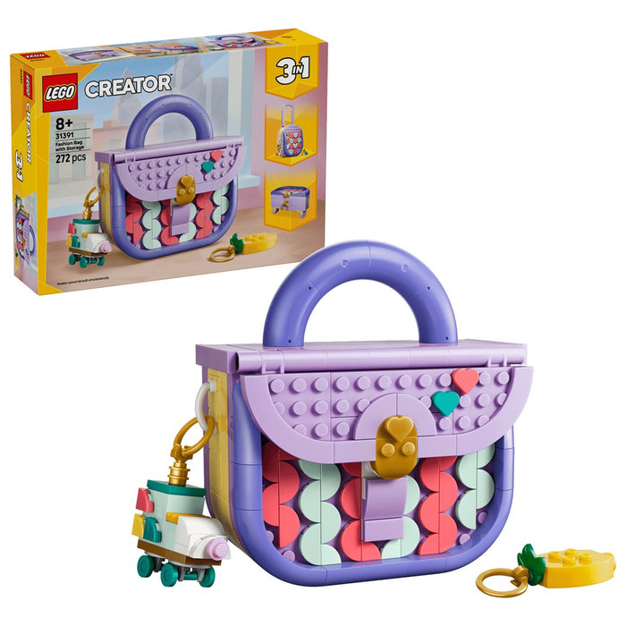 LEGO CREATOR 3 в 1 31391 Чанта за арт мода с място за съхранение