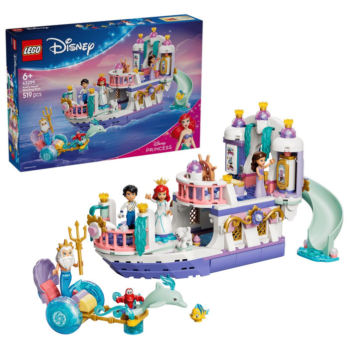 LEGO DISNEY 43299 Кралската сватбена лодка на Ариел