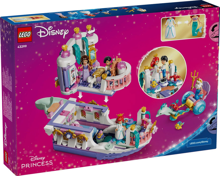 LEGO DISNEY 43299 Кралската сватбена лодка на Ариел