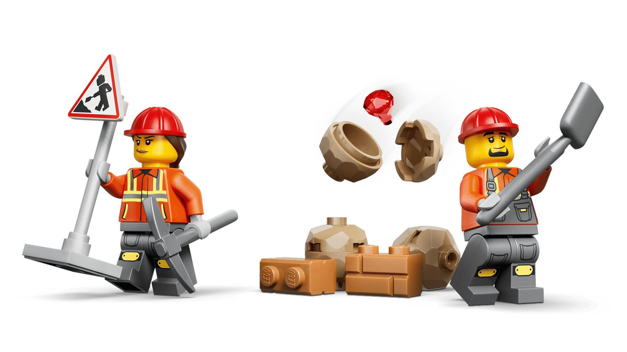 LEGO CITY 60480 Жълт багер-товарач