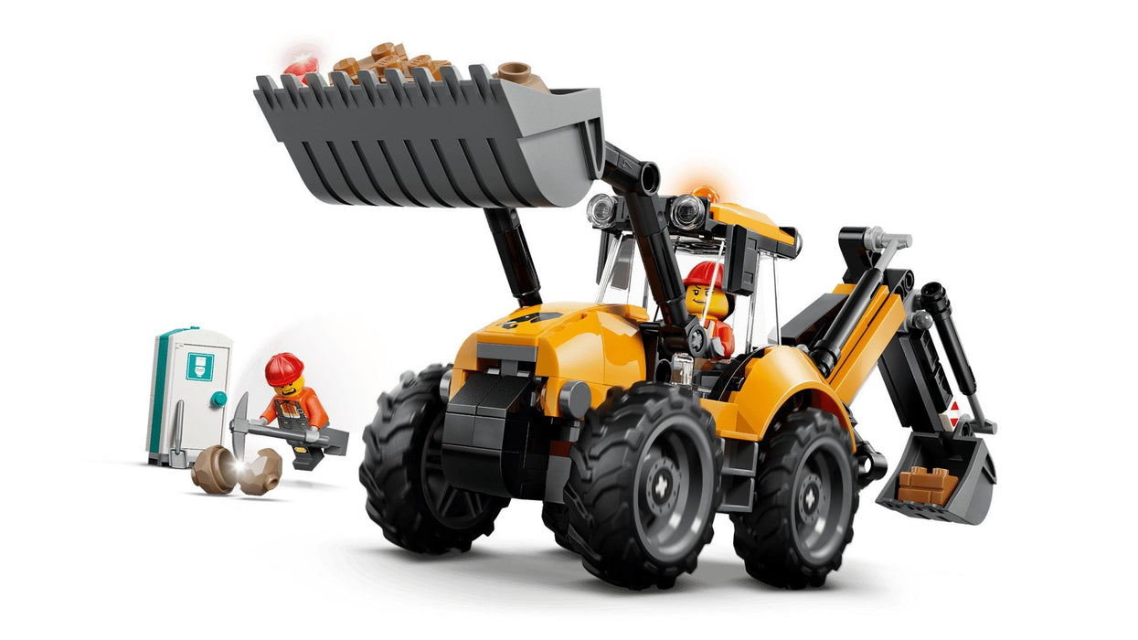 LEGO CITY 60480 Жълт багер-товарач