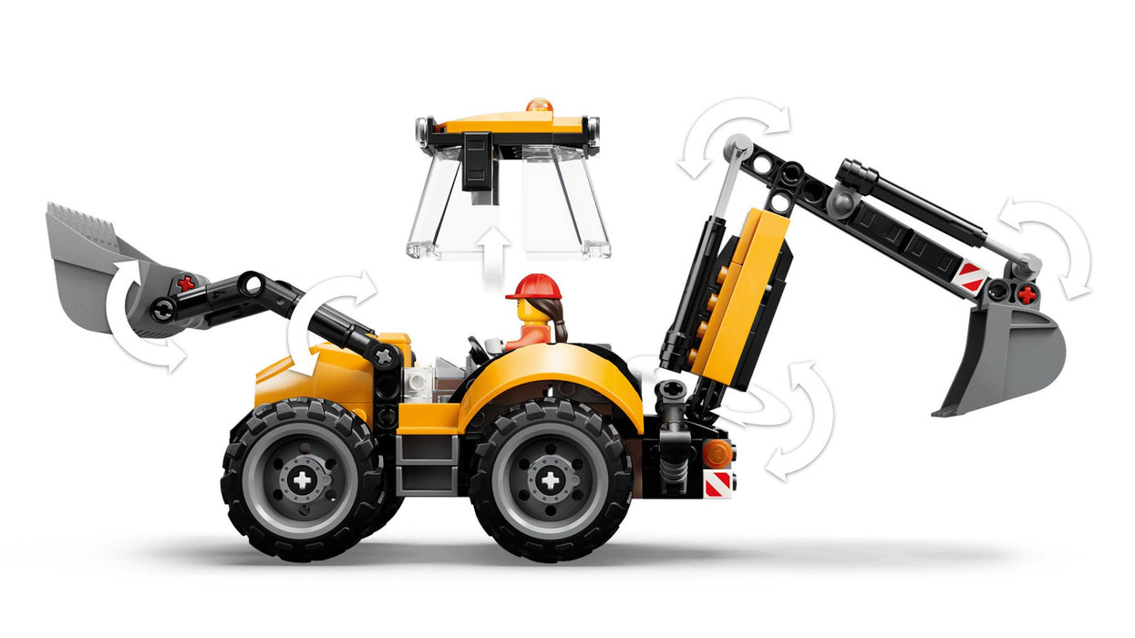 LEGO CITY 60480 Жълт багер-товарач