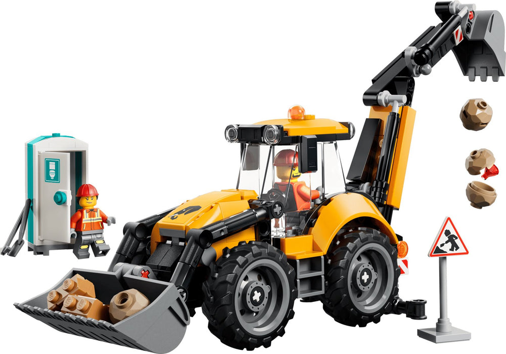 LEGO CITY 60480 Жълт багер-товарач