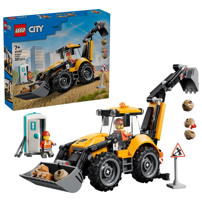 LEGO CITY 60480 Жълт багер-товарач