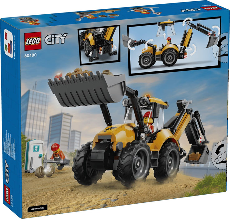 LEGO CITY 60480 Жълт багер-товарач