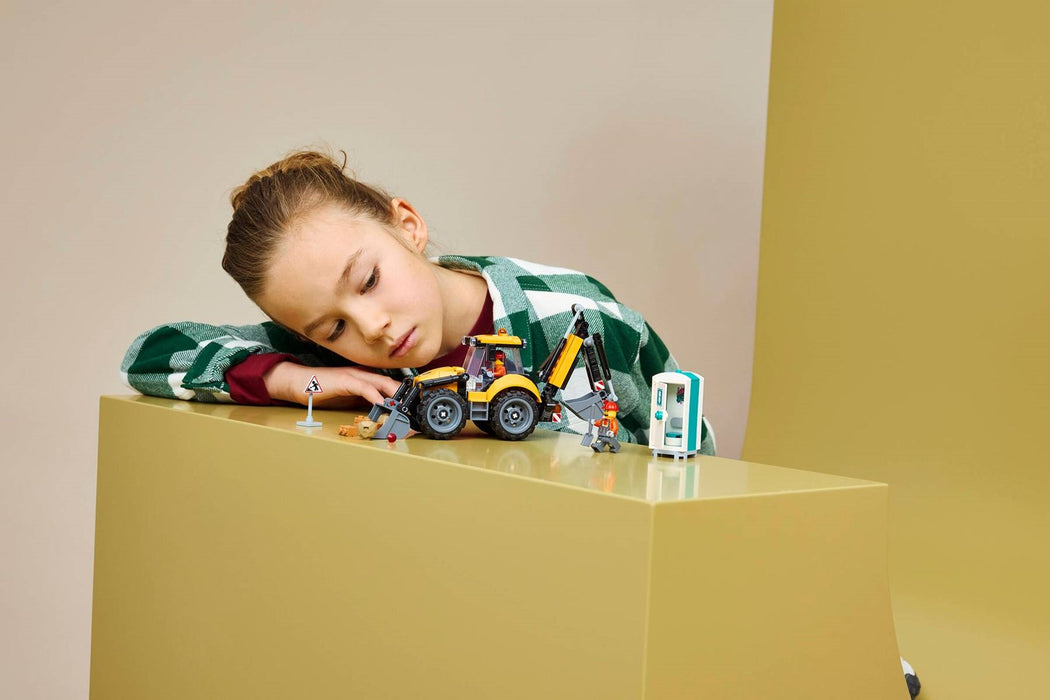LEGO CITY 60480 Жълт багер-товарач