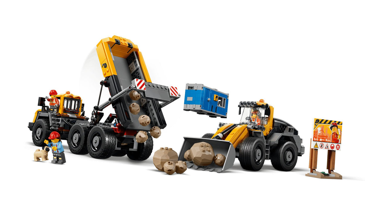 LEGO CITY 60494 Самосвал и челен товарач