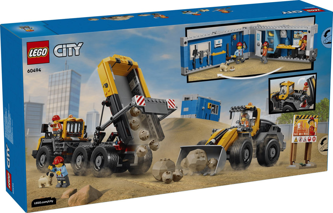 LEGO CITY 60494 Самосвал и челен товарач