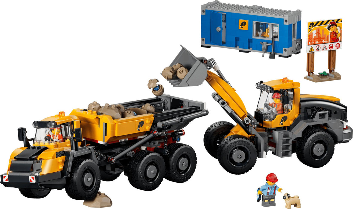LEGO CITY 60494 Самосвал и челен товарач