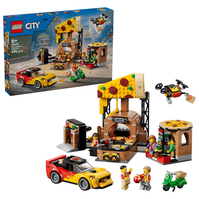LEGO CITY 60496 Доставка на пица с превозни средства