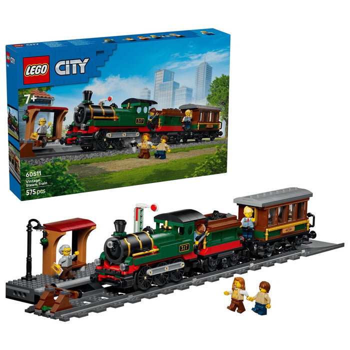 LEGO CITY 60511 Винтидж парен влак