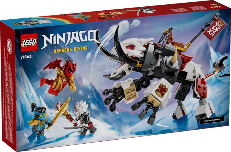 LEGO Ninjago 71863 - Зилвар и драконовият звяр Гримтак