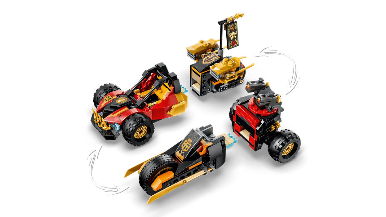 LEGO NINJAGO 71864 Комбайнерските превозни средства на Кай и Коул
