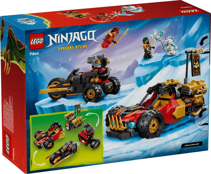 LEGO NINJAGO 71864 Комбайнерските превозни средства на Кай и Коул