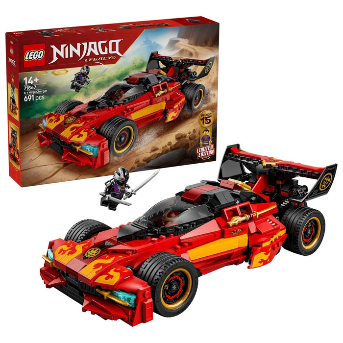 LEGO NINJAGO 71867 X-1 Ninja Charger - 15-та годишнина
