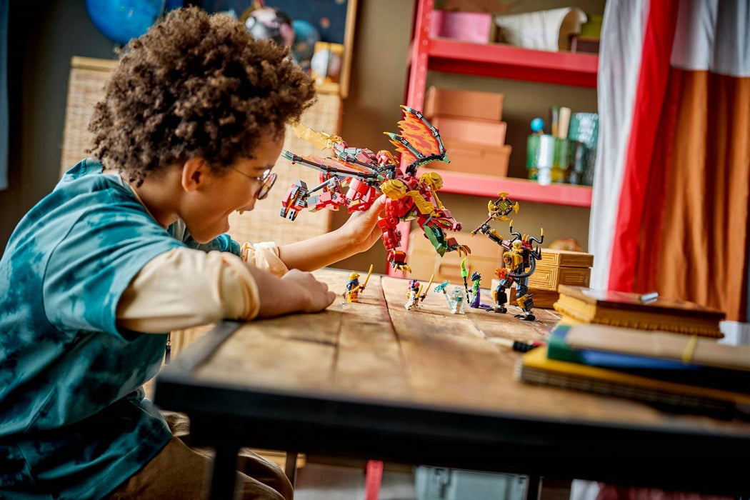 LEGO NINJAGO 71868 Трансформиращият се драконов робот на Уайлдфайър