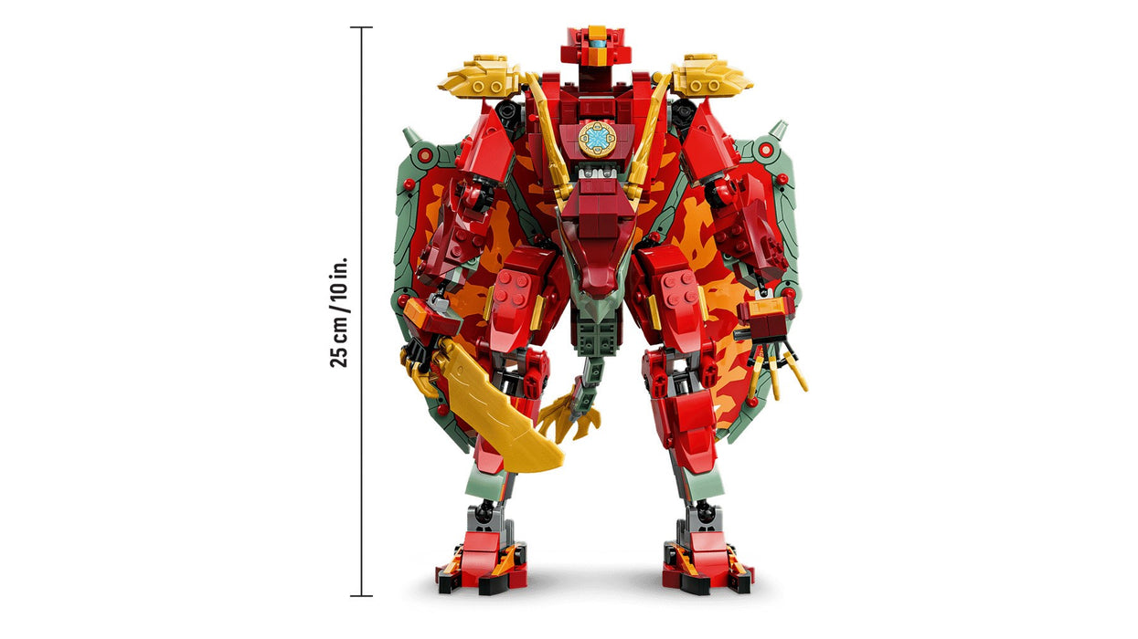 LEGO NINJAGO 71868 Трансформиращият се драконов робот на Уайлдфайър