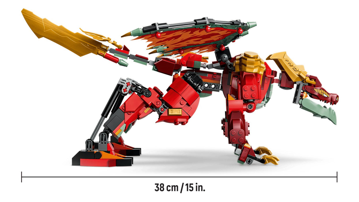 LEGO NINJAGO 71868 Трансформиращият се драконов робот на Уайлдфайър