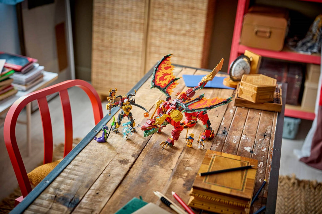 LEGO NINJAGO 71868 Трансформиращият се драконов робот на Уайлдфайър