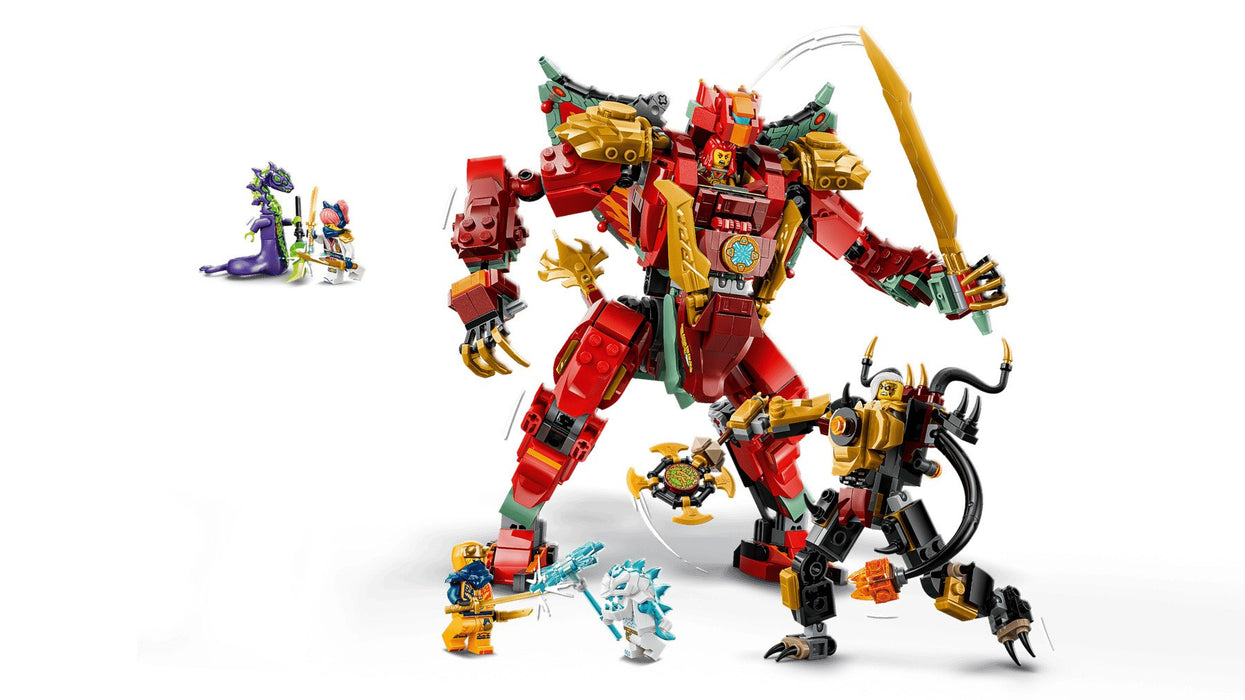 LEGO NINJAGO 71868 Трансформиращият се драконов робот на Уайлдфайър