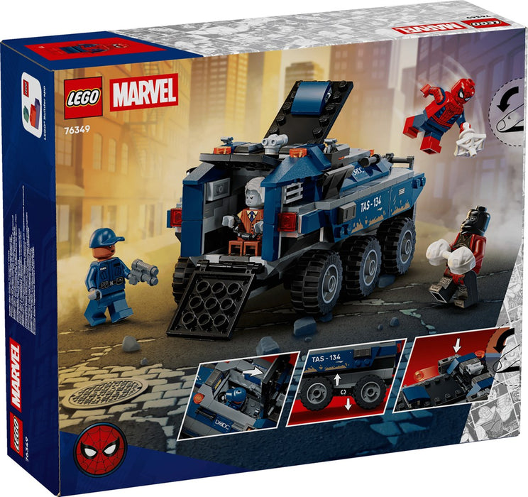 LEGO Marvel Super Heroes 76349 - Посциг Spider-Mana z więźniarką