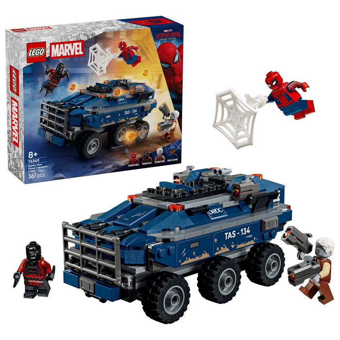 LEGO Marvel Super Heroes 76349 - Посциг Spider-Mana z więźniarką
