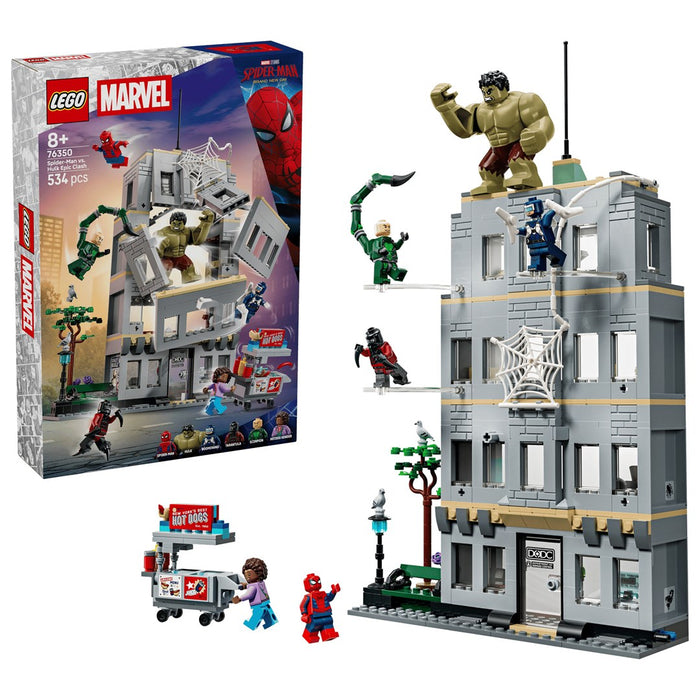 LEGO Marvel Super Heroes 76350 - Epickie starcie: Spider-Man kontra Hulk