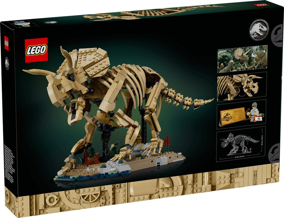 LEGO Джурасик свят 77985 Фосили на динозавър: Трицератопс