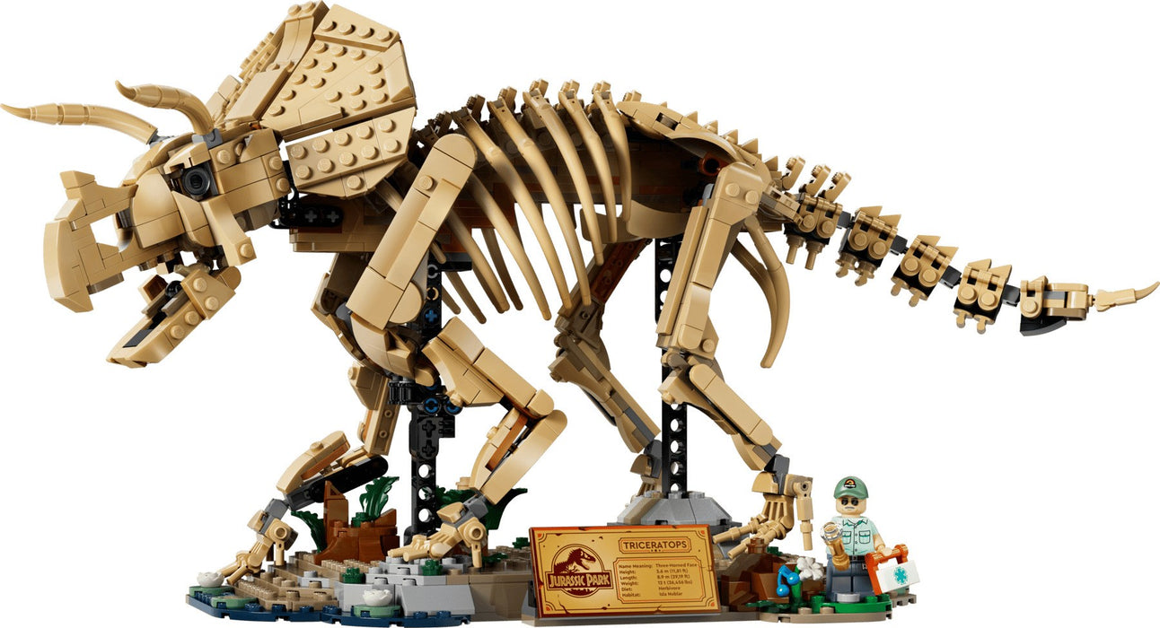 LEGO Джурасик свят 77985 Фосили на динозавър: Трицератопс