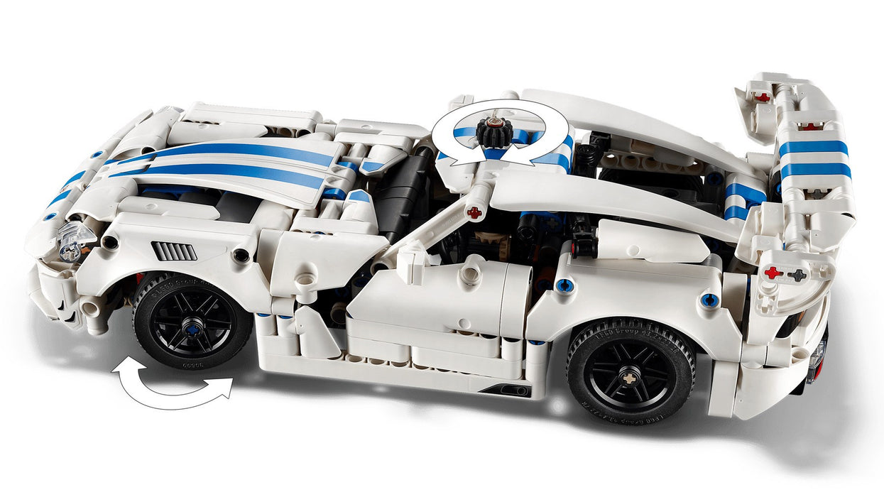 LEGO TECHNIC 42234 Dodge Viper GTS-R Спортен автомобил
