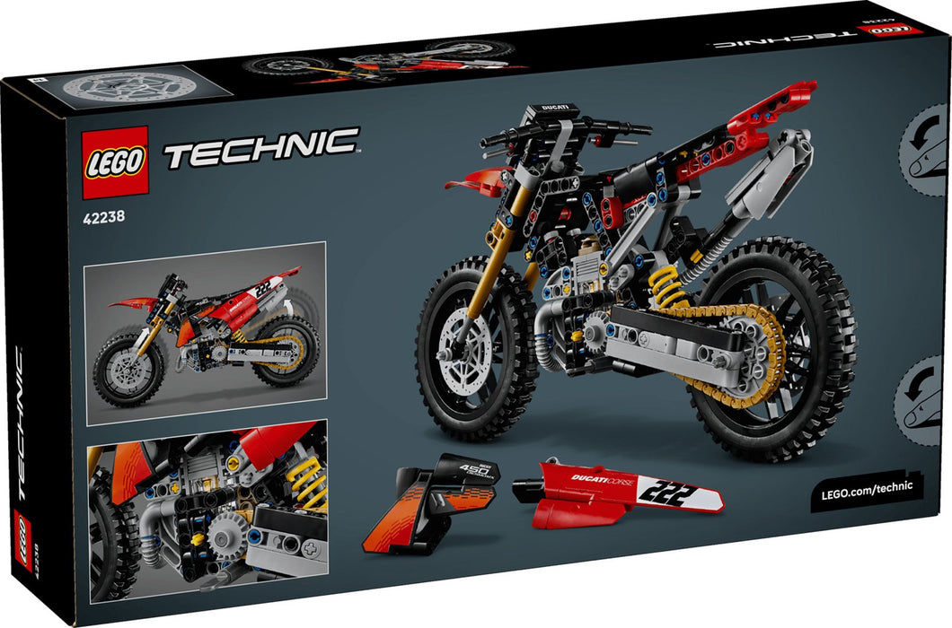 LEGO TECHNIC 42238 Ducati Desmo450 MX Factory
