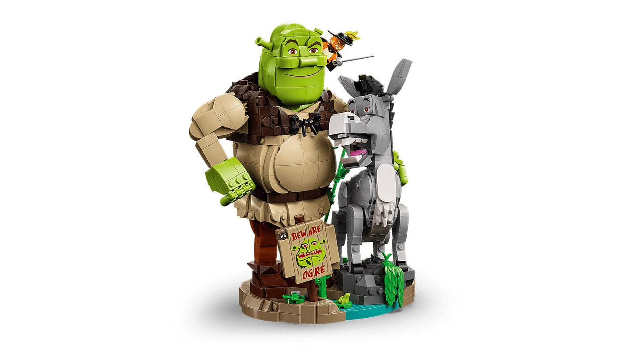 LEGO ICONS 72423 Шрек, магарето и котаракът в чизми