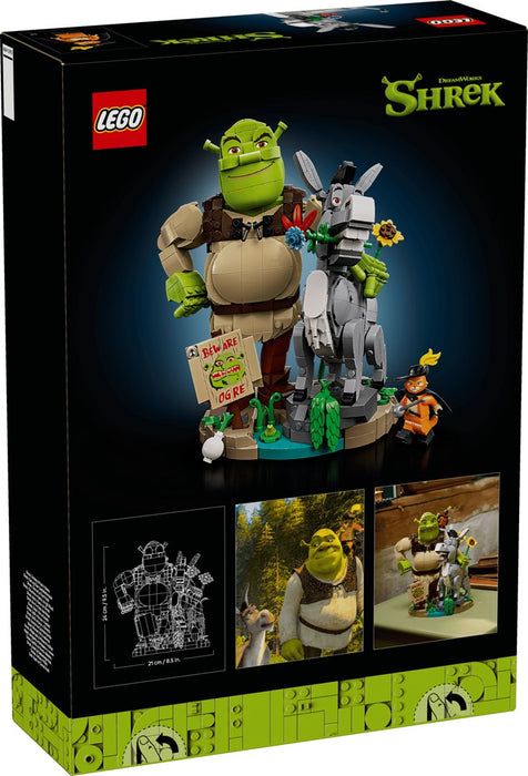 LEGO ICONS 72423 Шрек, магарето и котаракът в чизми