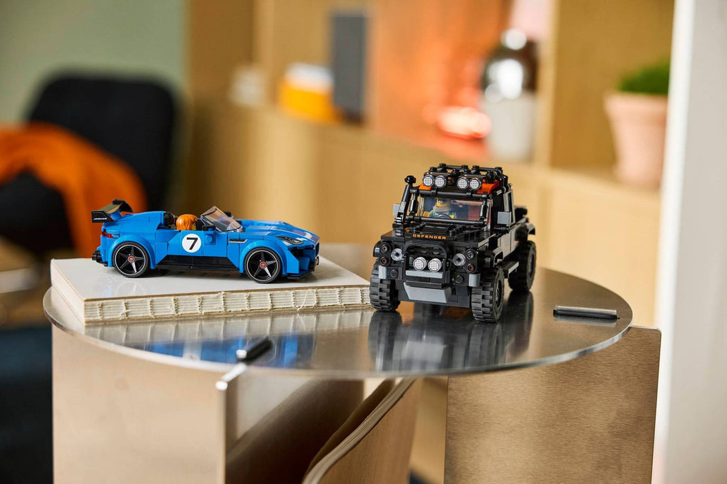 LEGO SPEED CHAMPIONS 77264 Jaguar F-TYPE Project 7 и Land Rover Defender Classic