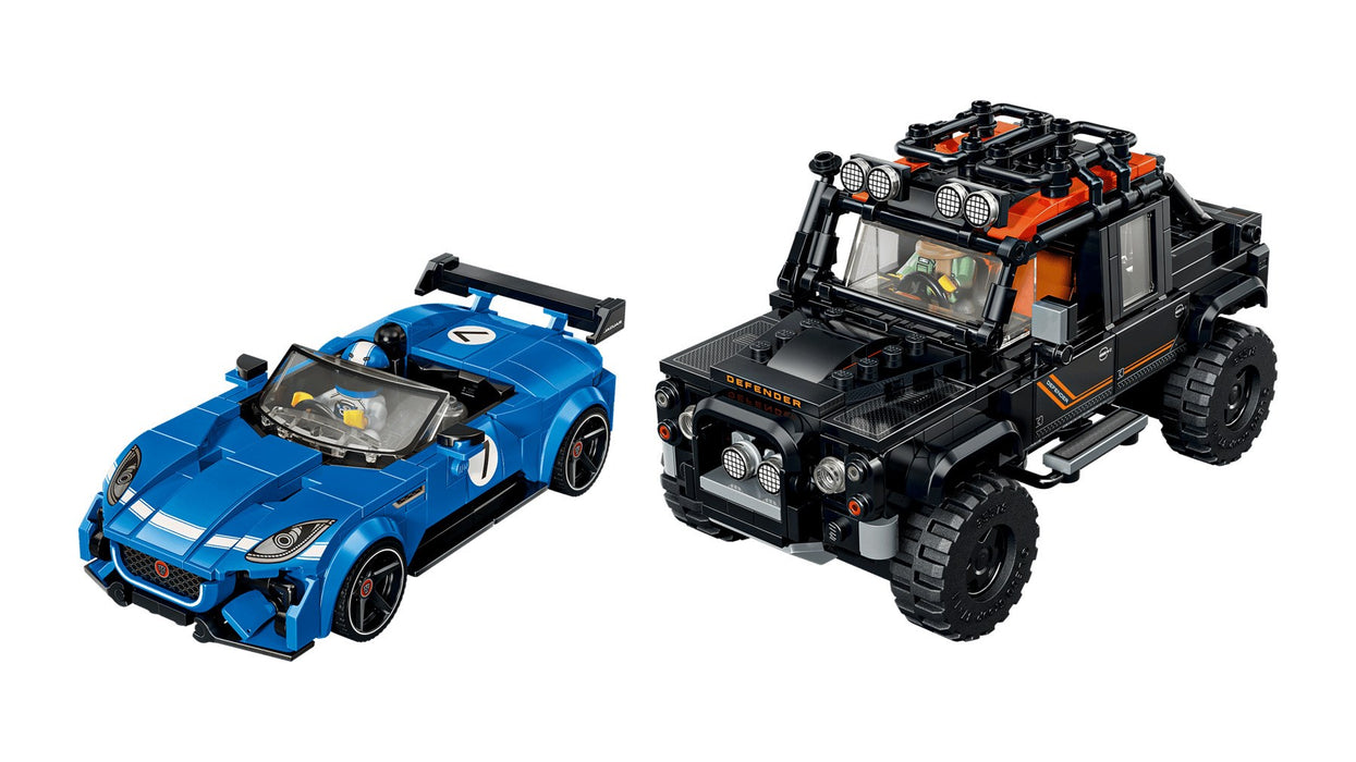 LEGO SPEED CHAMPIONS 77264 Jaguar F-TYPE Project 7 и Land Rover Defender Classic