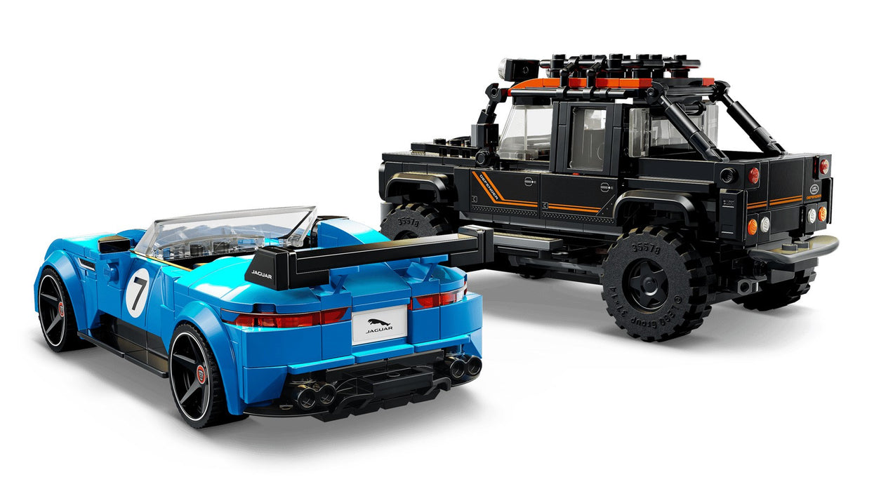 LEGO SPEED CHAMPIONS 77264 Jaguar F-TYPE Project 7 и Land Rover Defender Classic