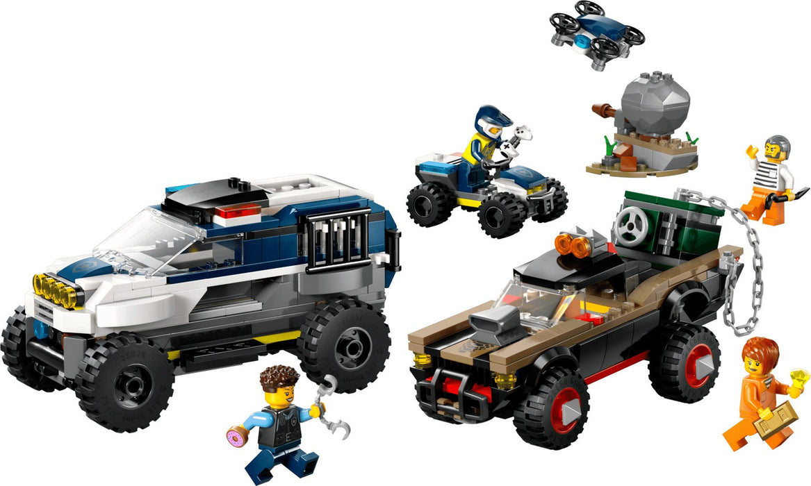 LEGO CITY 60449 Преследване с полицейска кола извън пътя