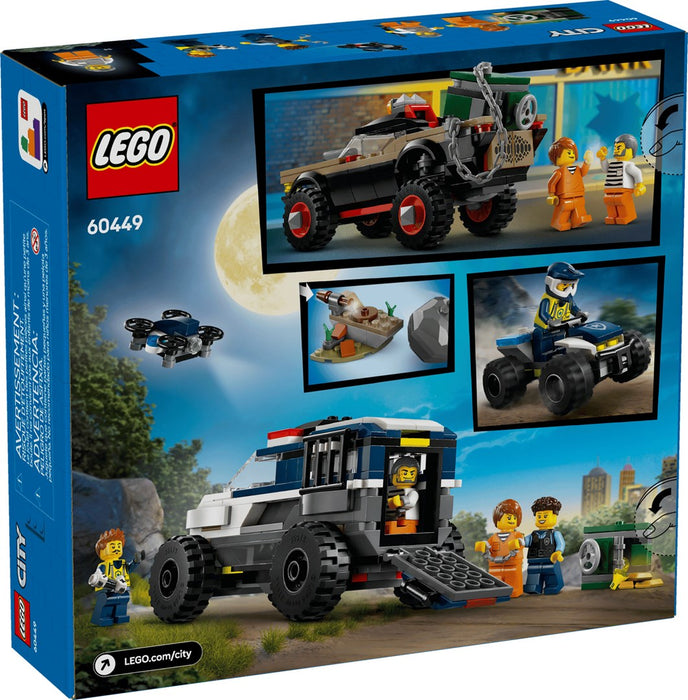LEGO CITY 60449 Преследване с полицейска кола извън пътя
