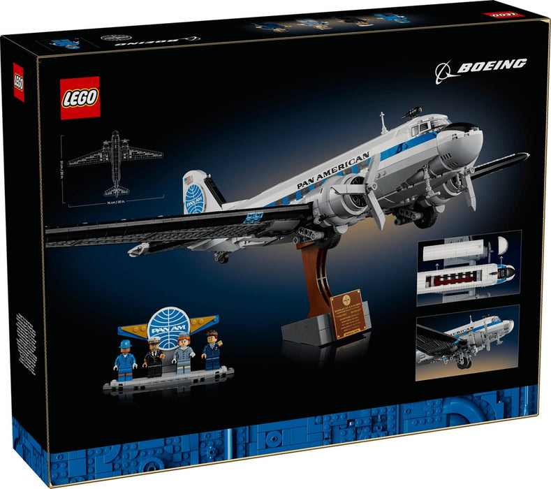 LEGO ICONS 11378 Самолет Douglas DC-3 PAN AM