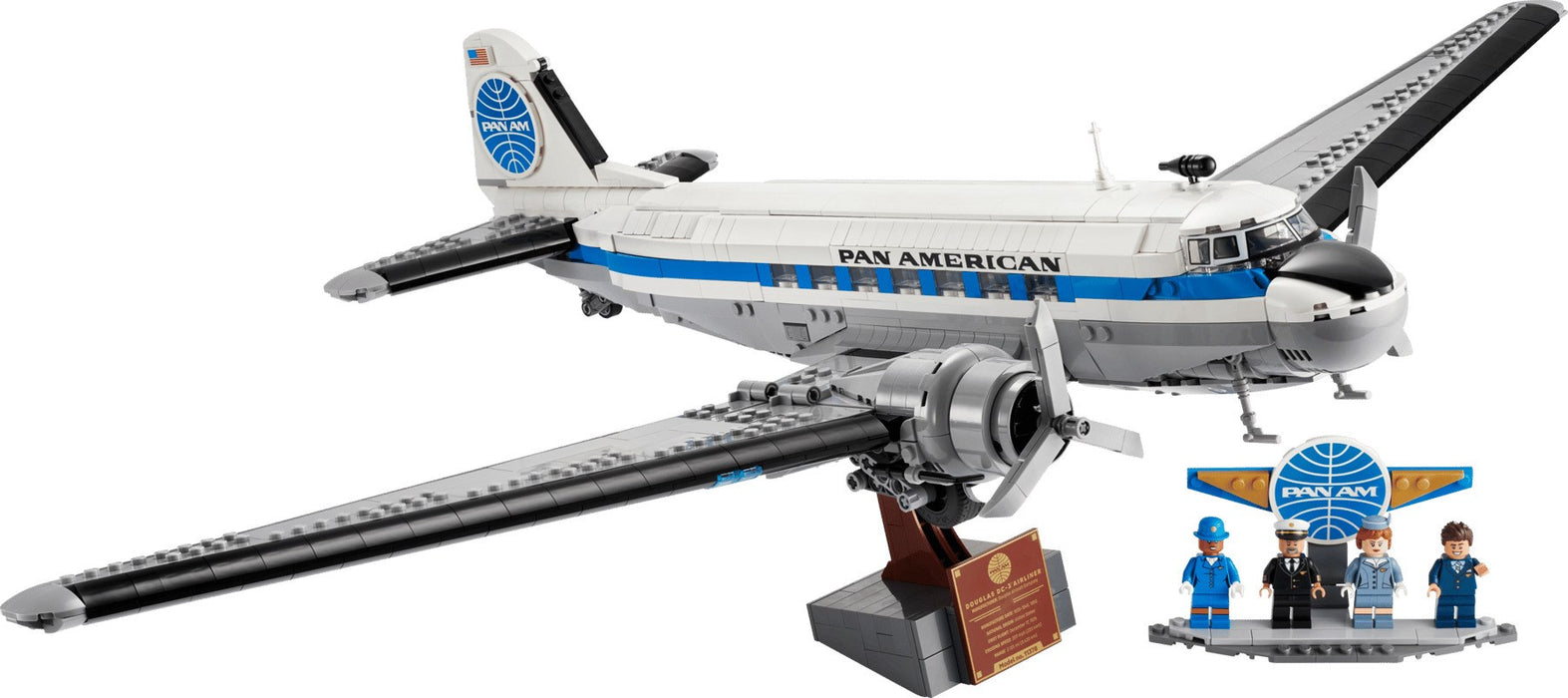 LEGO ICONS 11378 Самолет Douglas DC-3 PAN AM