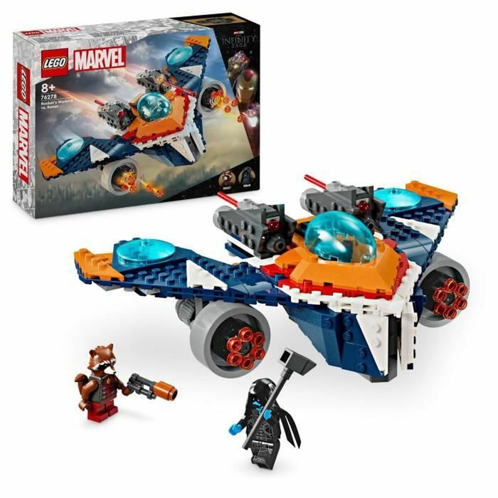 Строителна Игра Lego 76278 Marvel: Rocket vs. Ronan's Spaceship Многоцветен 290 Части
