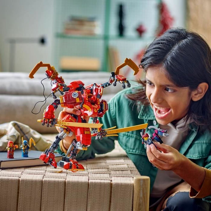 Строителна Игра Lego NINJAGO 71812 Kai's Ninja Climbing Robot Многоцветен